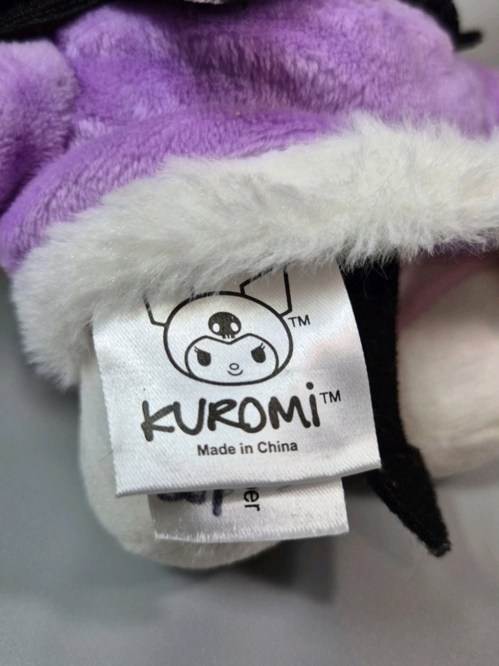 Hello Kitty & Friends Kuromi Holiday Purple Plush 11" Stuffed Animal Pre Loved - Picture 7 of 7